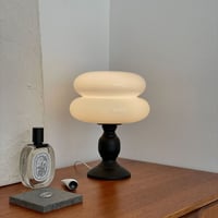 light-03241　USB ガラスシェード バイカラー テーブルランプ LED