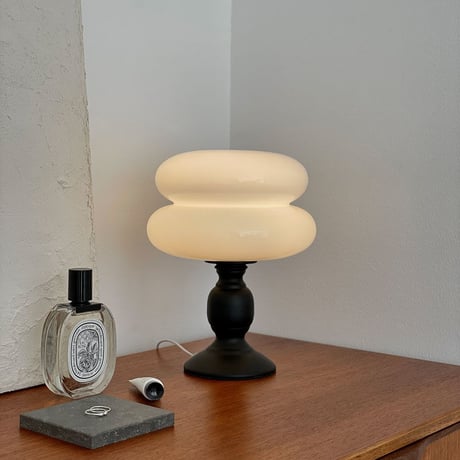 予約販売6月下旬～7月上旬頃発送予定　light-03241　USB ガラスシェード バイカラー テーブルランプ LED