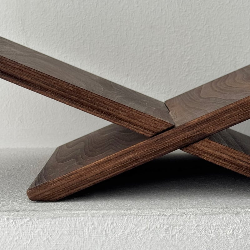 magazinerack-03042 ラーチ合板 クロス ブックスタンド | ART OF B