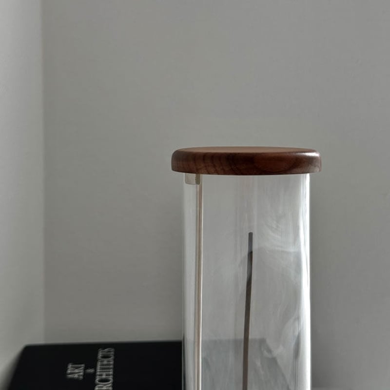 incenseholder-03061 J型パイプホルダー 真鍮 グラスインセンス