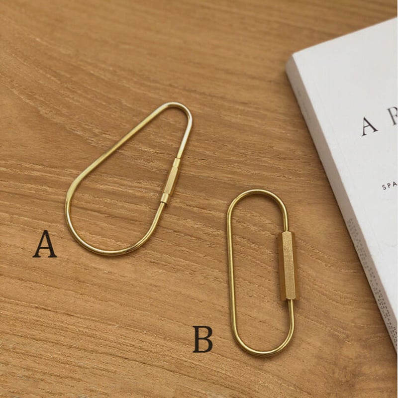 keyring-03001 真鍮ブラス キーリングホルダー | ART OF BLACK