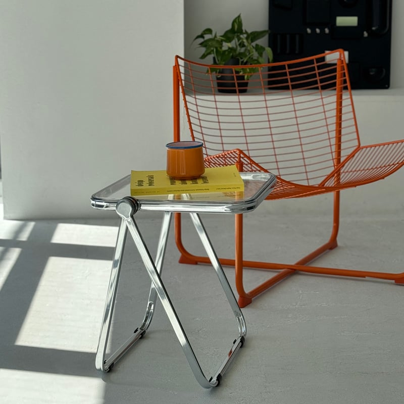 table-03145 フォールディング コンパクト サイドテーブル 折りたたみ