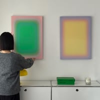 poster-03159　box gradation ウォールアート 70×50cm