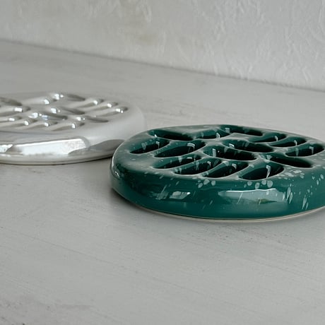plate-03108　セラミック リングホルダーA アクセサリートレイ