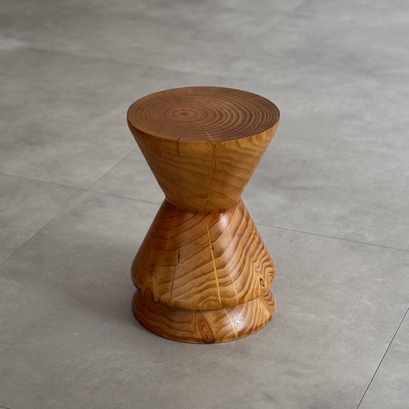 table-03187 天然木 Conical Stool 丸太スツール H45 W31 |