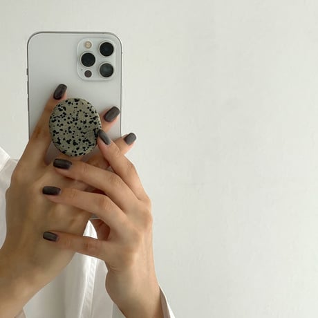 grip-03001　天然石 グリップ スマホアクセサリー