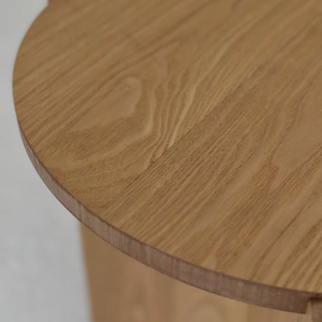 table-03077　geometric ナチュラル サイドテーブル