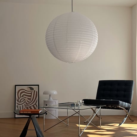 light-03289　ホワイト Rice Paper Shade Extra large 80cm 和紙 ペンダントライト