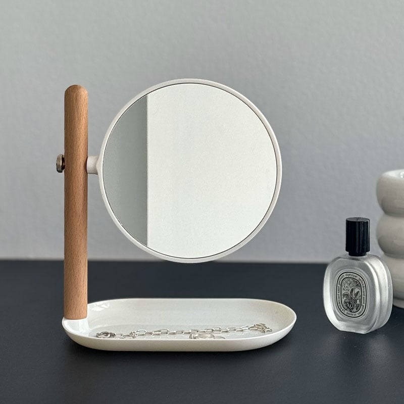 mirror-03046 トレイ付き 卓上ミラー | ART OF BLACK