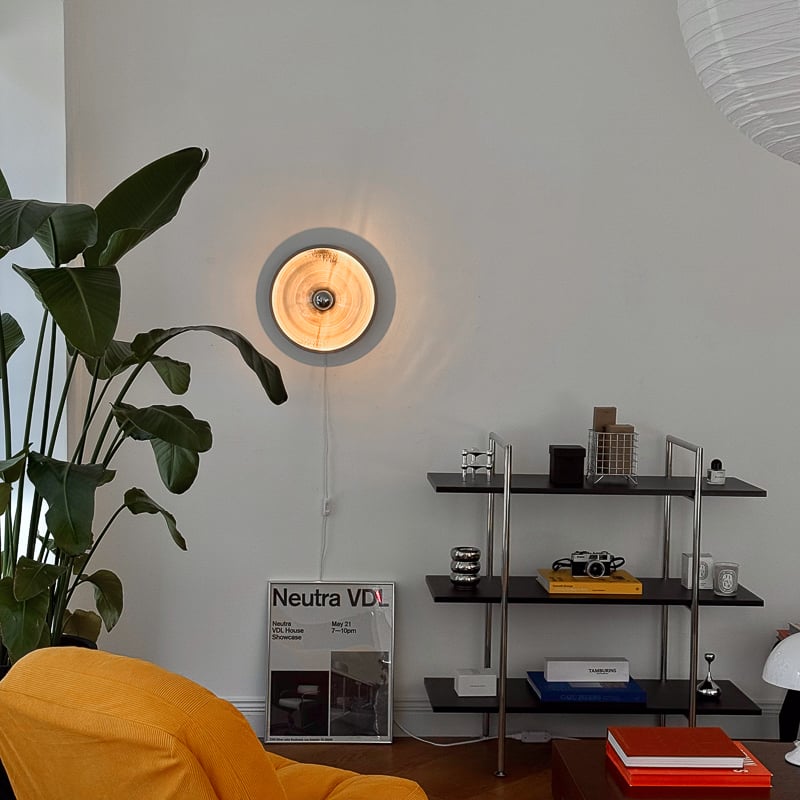 light-03361 UFO シルバー ウォールランプ 35cm | ART OF BLACK