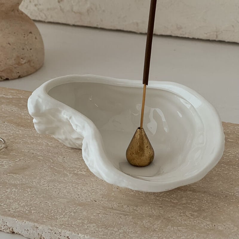 incenseholder-03054 oyster インセンスホルダー お香立て | ART incenseholder-03054 oyster インセンスホルダー お香立て | ART