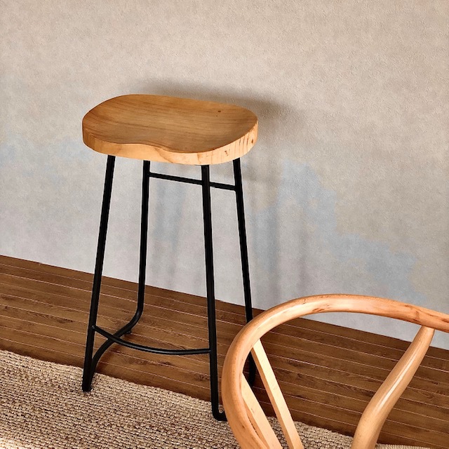 chair-03012 H75cm ハイチェア カウンタースツール | ART OF BLACK