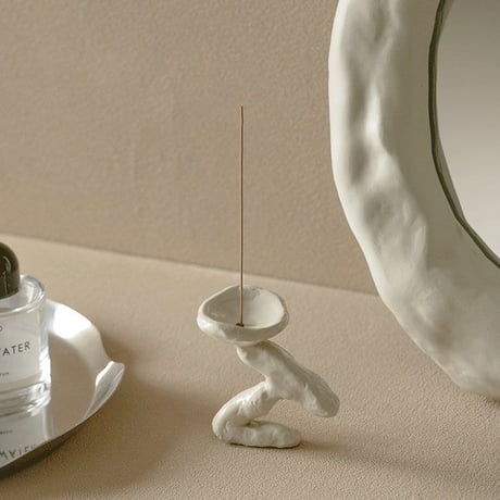 incenseholder-03076　クレイ ニュアンス インセンスホルダー お香立て