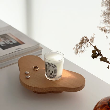 予約販売6月中旬～6月下旬頃発送予定　tray-03091　beech トレイ 脚付き ウッド トレー