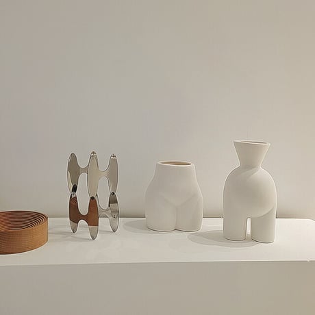 objet-03021　ミラー アート オブジェ 4枚セット