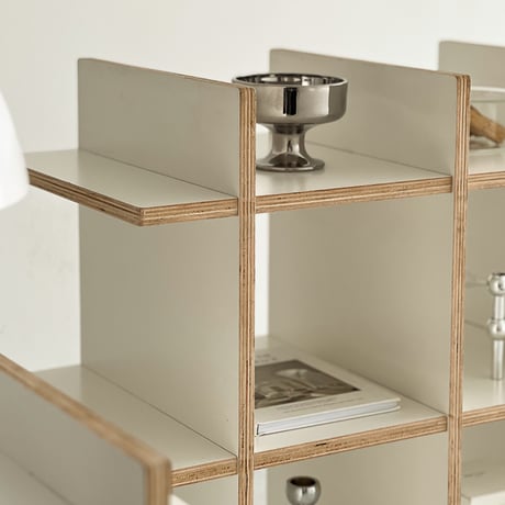 rack-03056　3段 プライウッド スタンド オープンシェルフ