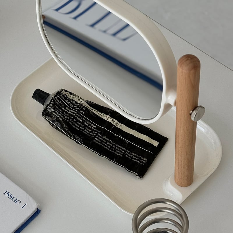 mirror-03046 トレイ付き 卓上ミラー | ART OF BLACK