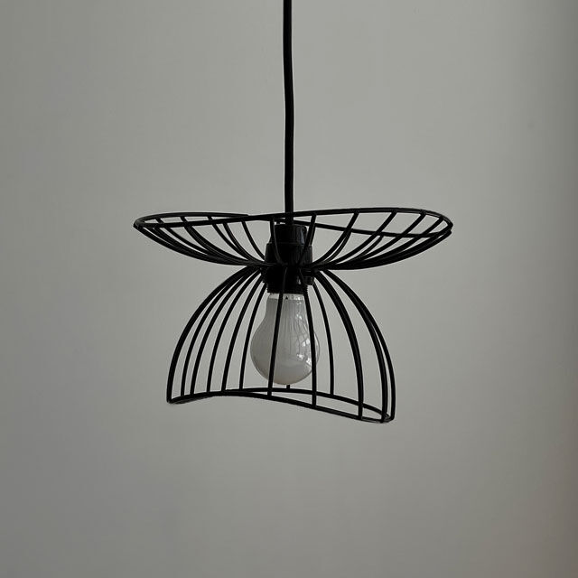 light-03204 ensemble ブラックアイアン ペンダントライト 口金E26 |