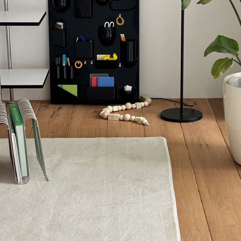 rug-03076 ミニマル ホワイト ラグ 80×160cm / 120×160cm / 1