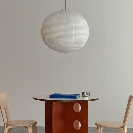 light-03384　ホワイト 細めピッチタイプ Rice Paper Shade Large 60cm 和紙 ペンダントライト