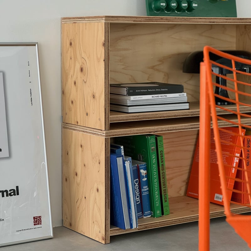 rack-03104 受注生産 ラーチ合板 ユニットラック W90cm | ART OF BLACK