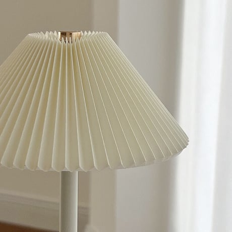 light-03271　USB プリーツシェード スリムスタンド テーブルランプ LED