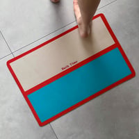 予約販売7月下旬～8月上旬頃発送予定　mat-03116　Bath Time 珪藻土入り バスマット 40cm×60cm