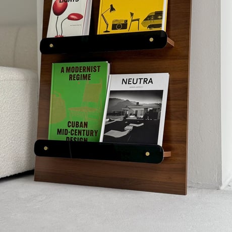 予約販売8月下旬～9月上旬頃発送予定　rack-03105　アーチデザイン 立て掛け マガジンシェルフ H120cm