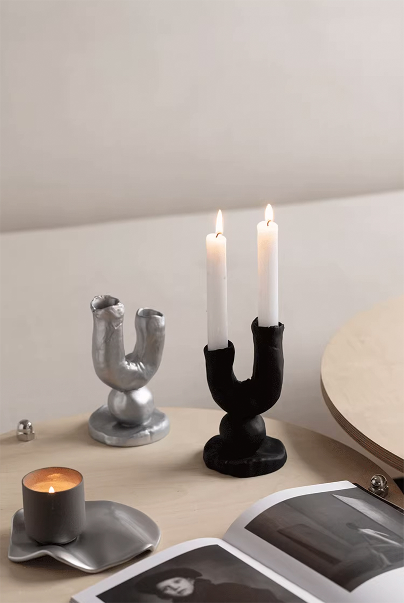 ディズニー　陶器　キャンドルスタンド 陶器 花柄キャンドルホルダー ロウソクスタンド | Brocante de