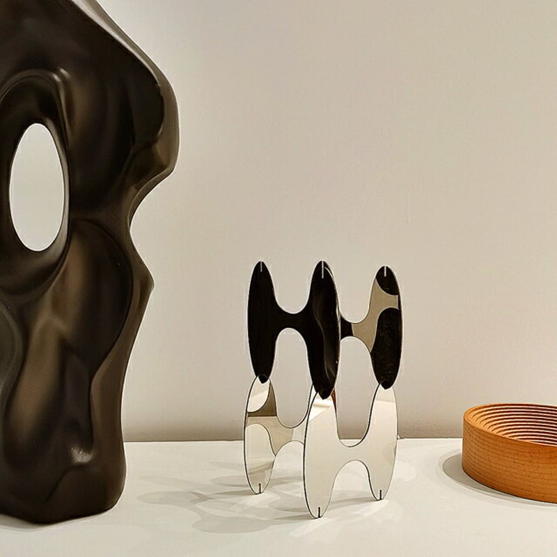 objet-03021 ミラー アート オブジェ 4枚セット | ART OF BLACK