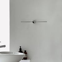 wall-03073　シルバー スライド ライン タオルハンガー 40cm