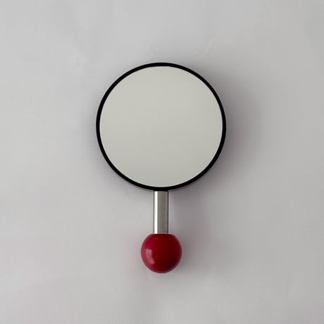 mirror-03173　カラーボールハンドル コンパクトミラー 手鏡