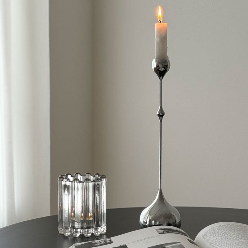 candle-03098 Drop シルバー キャンドルスタンド | ART OF BLACK candle-03098 Drop シルバー キャンドルスタンド | ART OF BLACK