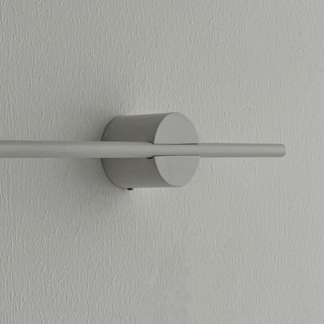 wall-03088　ホワイト スライド ライン タオルハンガー 40cm / 50cm