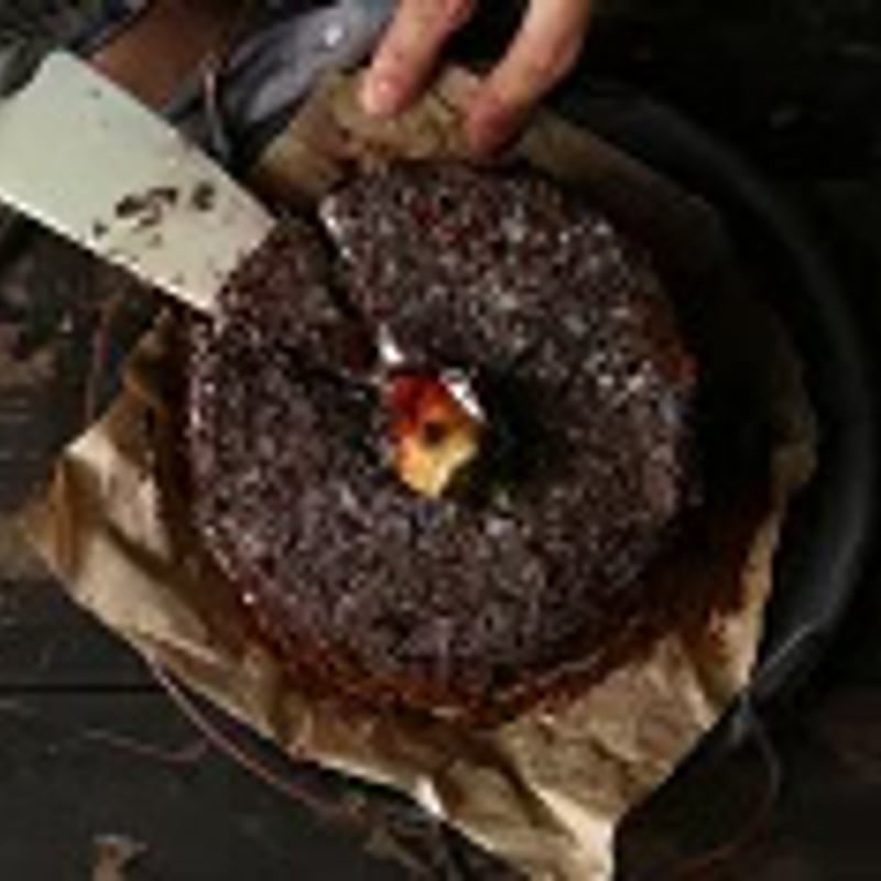 tray-03014 ラウンド ヴィンテージ 取っ手付き アイアン カフェトレイ