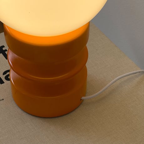 light-03263　USB ラウンドガラスシェード テーブルランプ LED