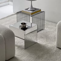 table-03170　アクリルミラー サイドテーブル