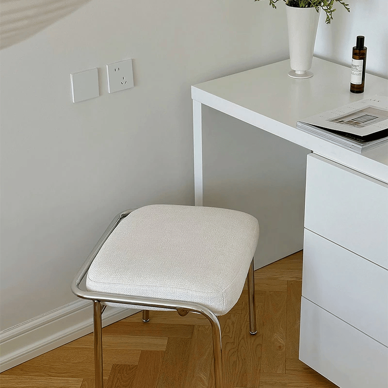 stool-03052 ステンレスフレーム ファブリックスツール | ART OF BLACK