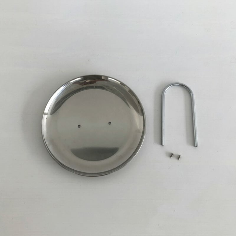 plate-03058 ステンレス 取っ手付き トレイ ラウンド トレー | ART OF B