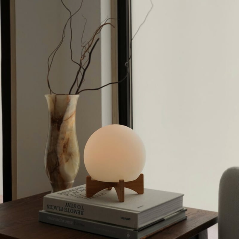 light-03087 USB スタンド ラウンドボールライト 直径15cm リモコン