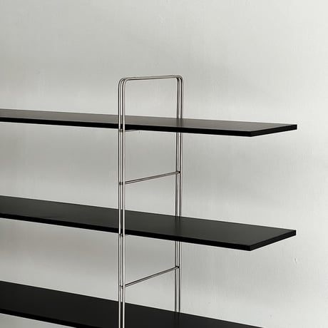 rack-03066　ブラック ステンレスフレーム 4段 ユニットシェルフ