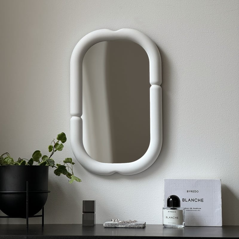 mirror-03145 オーバル チャビーフレーム 壁掛けミラー | ART OF BLACK