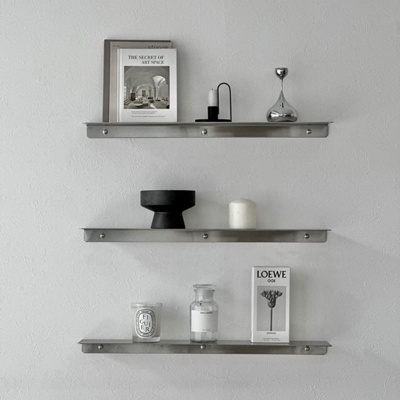 shelf-03026 ステンレス ウォールシェルフ 60cm | ART OF BLACK