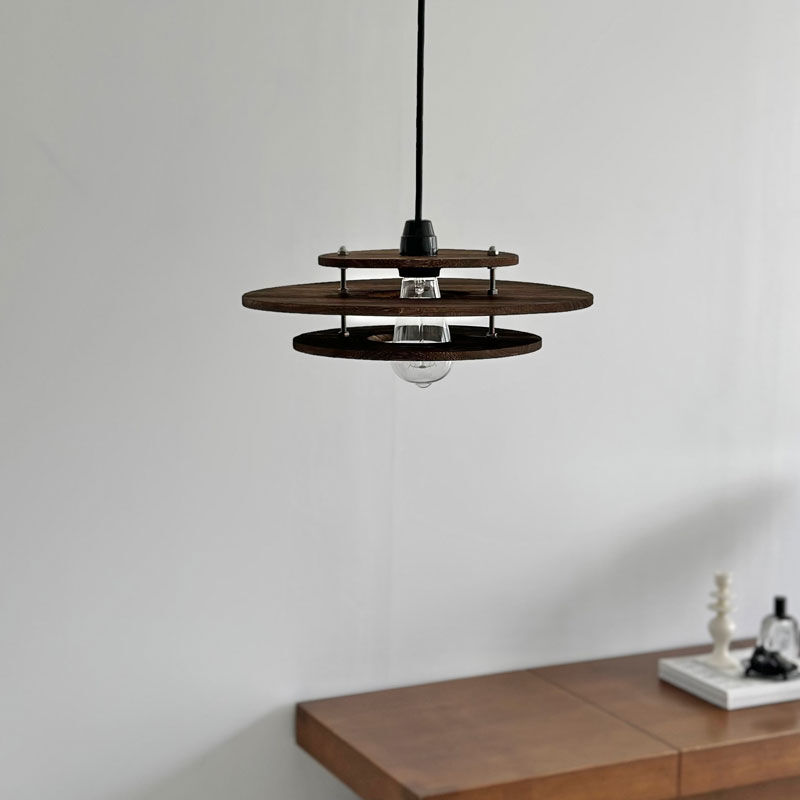 light-03227 Dark brown ウッド フラットレイヤーシェード Medium