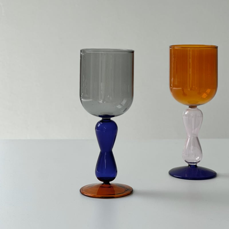 1848年アンティーク　ゴブレット　彩色インタリオガラス フォストリアガラス製 アーガス ルビーレッド ウォーターゴブレット