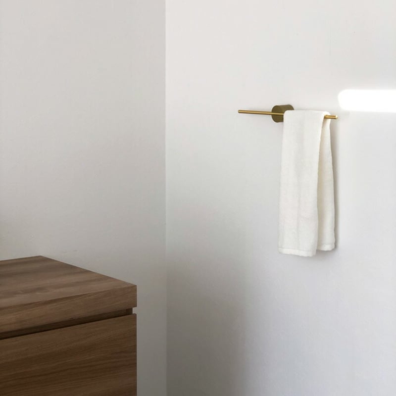 wall-03063 GOLD タオルハンガー ウォールハンガー バー | ART