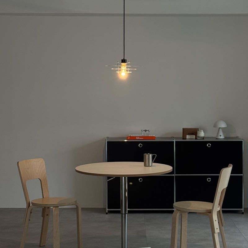 light-03208 クリア フラットレイヤーシェード Medium ペンダント