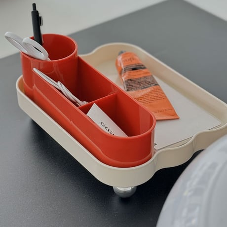 stationery-03027　シルバーボールスタンド バイカラー マルチオーガナイザー