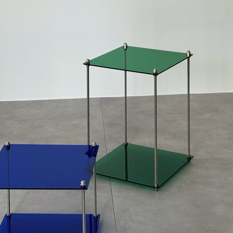 rack-03092　カラーアクリル スクエア型 モジュールシェルフ
