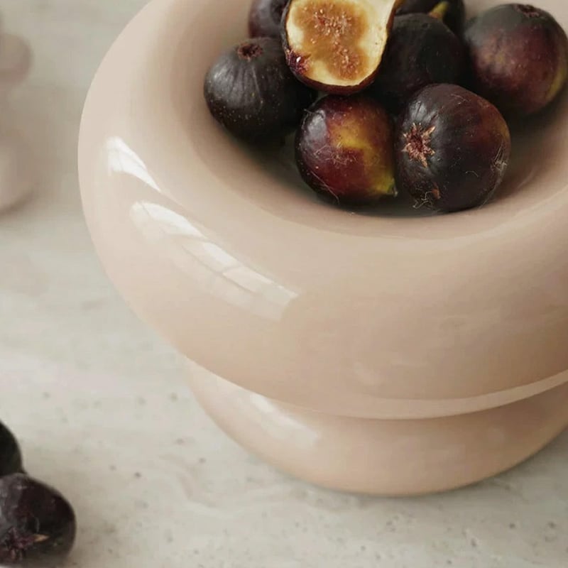 compote-03011 チャビー セラミック コンポート プレート | ART OF BLACK